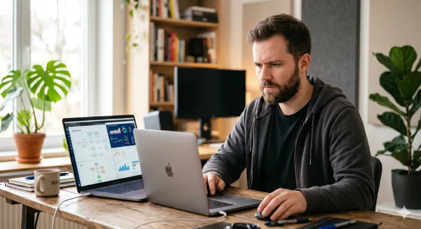 Portrait Hugo — L'Automatiseur sans levier